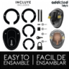 ADDICTED TOYS LOCKED - JAULA DE SUJECIÓN PARA PENE SIN LLAVE 11,5 CM