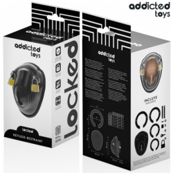ADDICTED TOYS LOCKED - KEYLESS RESTRAINT JAULA PARA PENE 11,5 CM