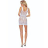 PASSION - BODY STOCKING BS113 DE ENCAJE BLANCO