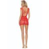 PASSION - BODYSTOCKING ENCAJE ROJO BS111