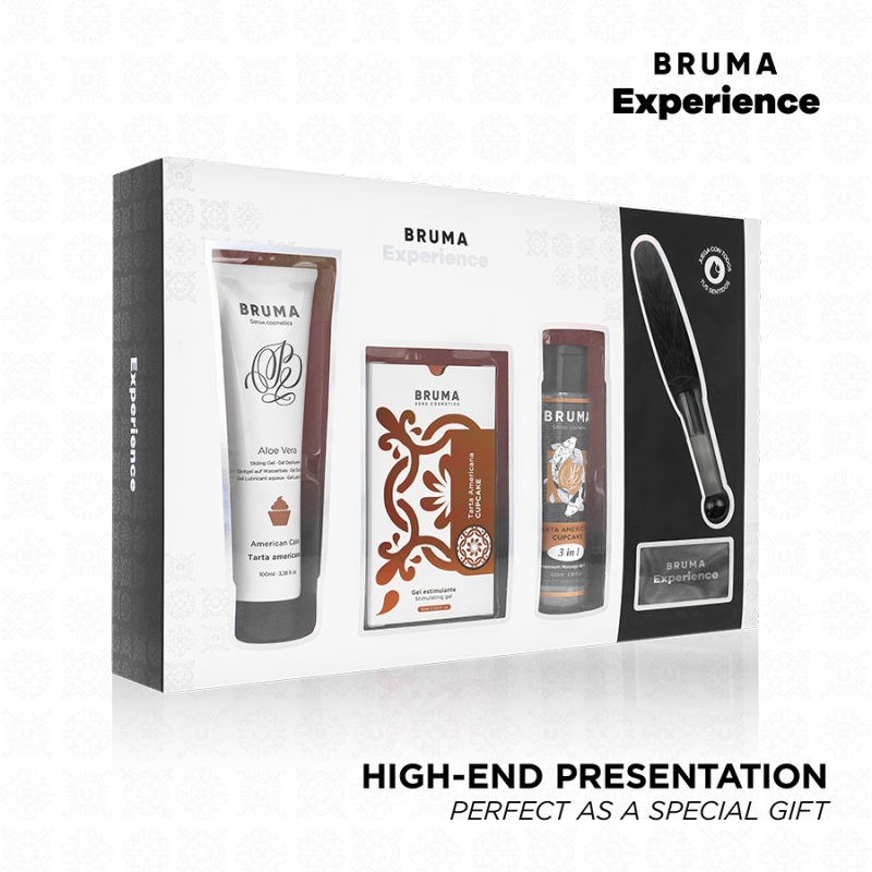BRUMA XPERIENCE - KIT DE TENTACIÓN DULCE AMERICANA CON POTENCIADOR DEL ORGASMO
