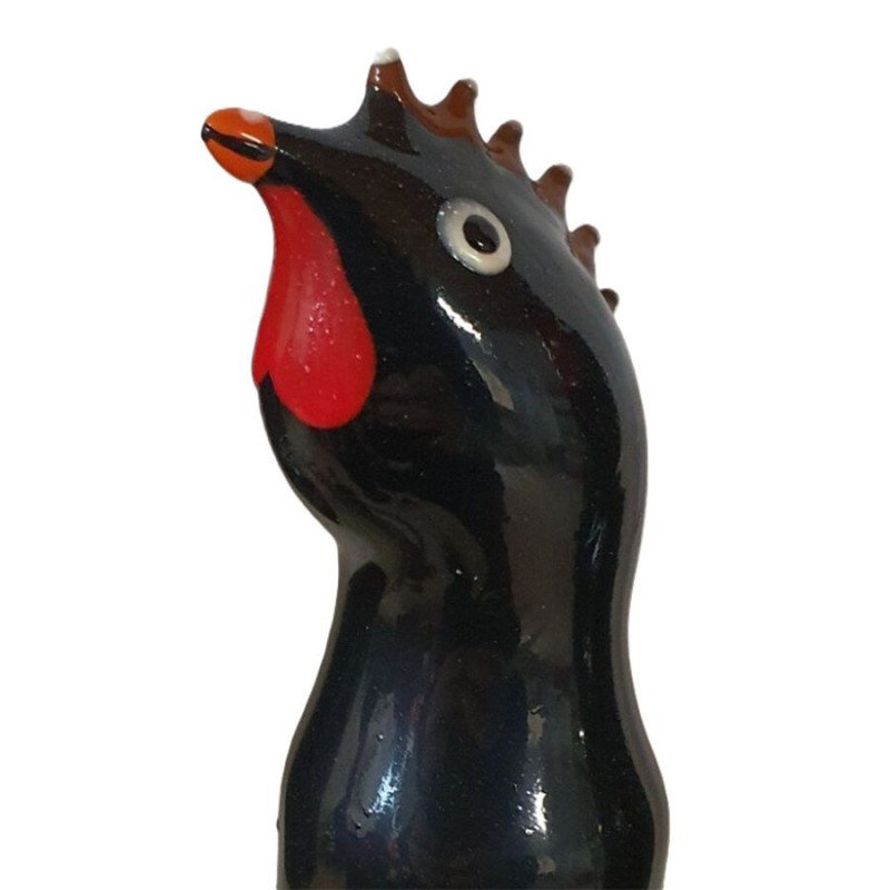 CONDOMERÍA - CONDONES DE DISEÑO NOVEDOSO PINTADOS A MANO GALLO NEGRO