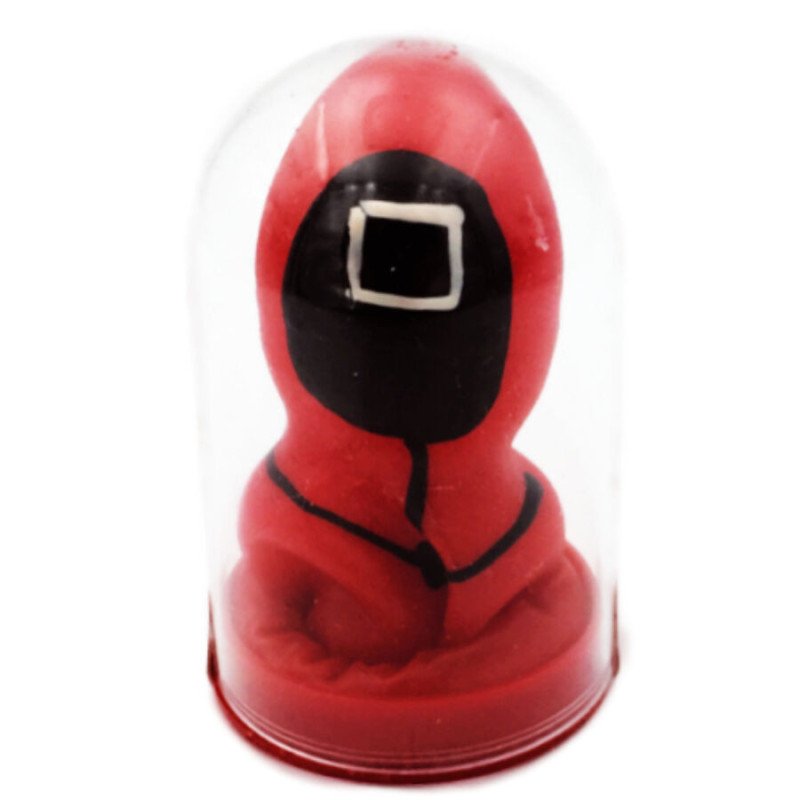 CONDOMERIE - CONDONES CUADRADOS DE DISEÑO NOVEDOSO PINTADOS A MANO