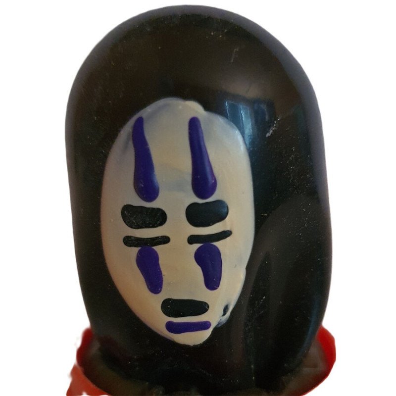 CONDOMERIE - MÁSCARA DE CONDONES NOVEDOSOS PINTADOS A MANO NEGRO FANTASMA