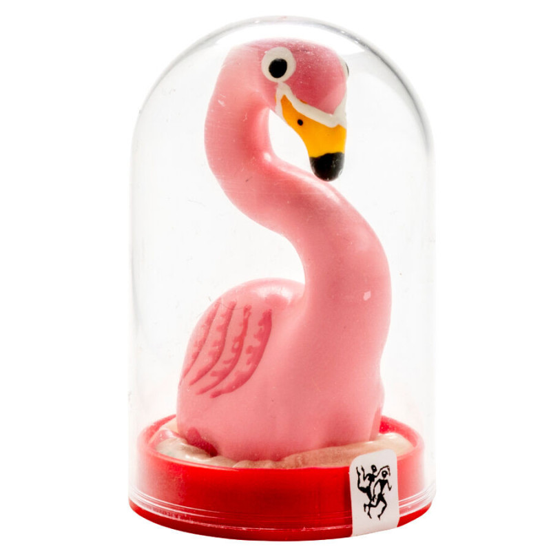 CONDOMERIE - PRESERVATIVOS DE DISEÑO NOVEDOSO PINTADOS A MANO COLOR ROSA FLAMINGO