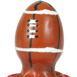 CONDOMERIE - CONDONES DE DISEÑO PINTADOS A MANO CON FORMA DE PELOTA DE RUGBY