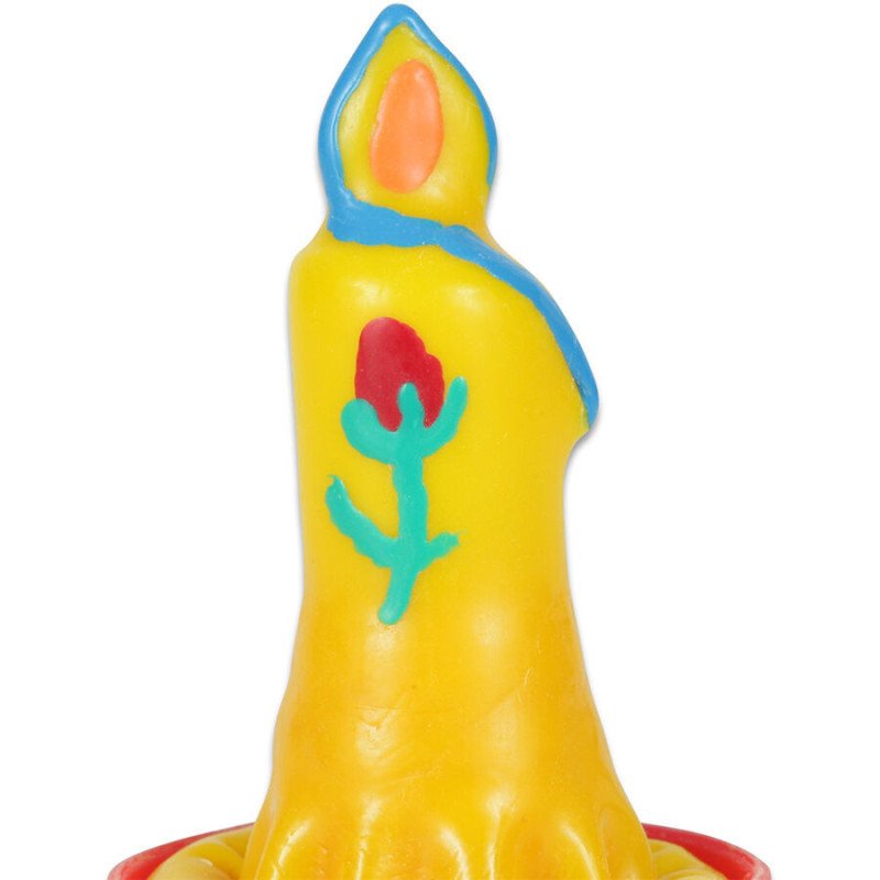 CONDOMERIE - VELA DE CONDONES NOVEDOSA PINTADA A MANO