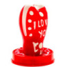 CONDOMERIE - CONDONES DE NOVEDAD PINTADOS A MANO CON FORMA DE CORAZÓN - MODELO "TE AMO" 1
