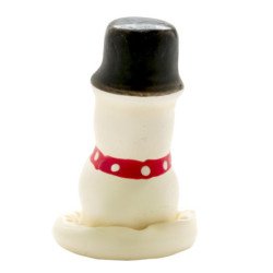 CONDOMERIE - CONDONES DE NOVEDAD PINTADOS A MANO: MUÑECO DE NIEVE