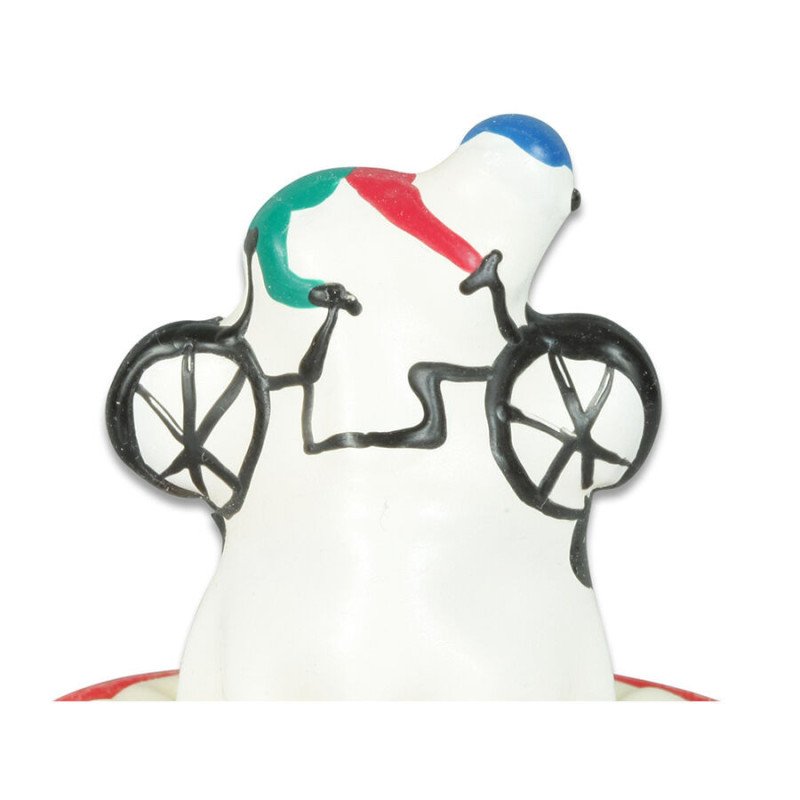 CONDOMERIE - BICICLETA DE CONDONES NOVEDOSOS PINTADOS A MANO