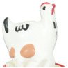 CONDOMERIE - PRESERVATIVOS DE DISEÑO NOVEDOSO PINTADOS A MANO COLOR POLLO BLANCO