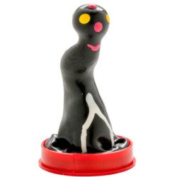 CONDOMERIE - PRESERVATIVO DECORATIVO PINTADO A MANO LEÓN MARINO