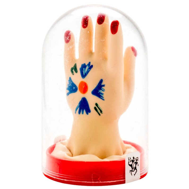CONDOMERIE - CONDONES DE NOVEDAD PINTADOS A MANO MODELO DE MANO 1