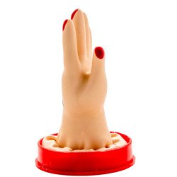 CONDOMERIE - CONDONES DE NOVEDAD PINTADOS A MANO MODELO DE MANO 1