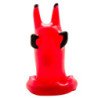CONDOMERIE - PRESERVATIVO DECORATIVO PINTADO A MANO DIABLO ROJO