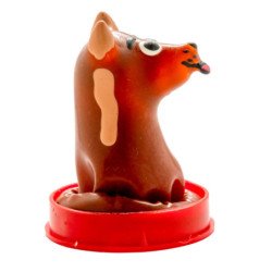 CONDOMERIE - CONDONES DE DISEÑO NOVEDOSO PINTADOS A MANO CON DISEÑO DE PERRO