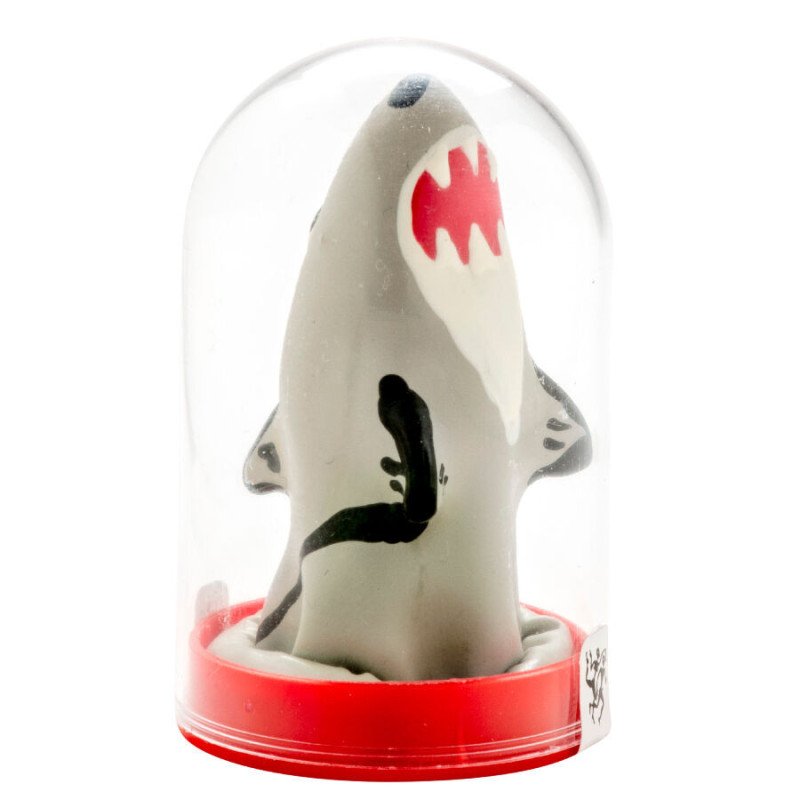CONDOMERIE - CONDONES DE NOVEDAD PINTADOS A MANO MODELO TIBURÓN 1