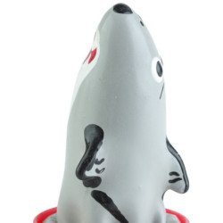 CONDOMERIE - PRESERVATIVO DECORATIVO PINTADO A MANO TIBURÓN MODELO 1