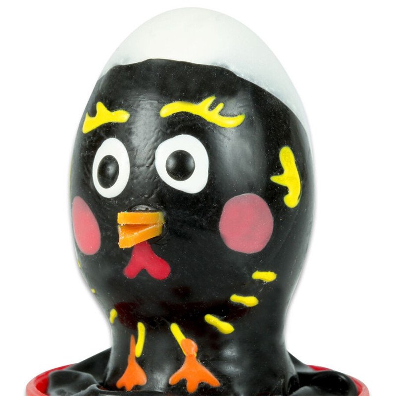 CONDOMERIE - CONDONES DE DISEÑO NOVEDOSO PINTADOS A MANO POLLO NEGRO