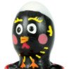 CONDOMERIE - PRESERVATIVO DECORATIVO PINTADO A MANO POLLO NEGRO