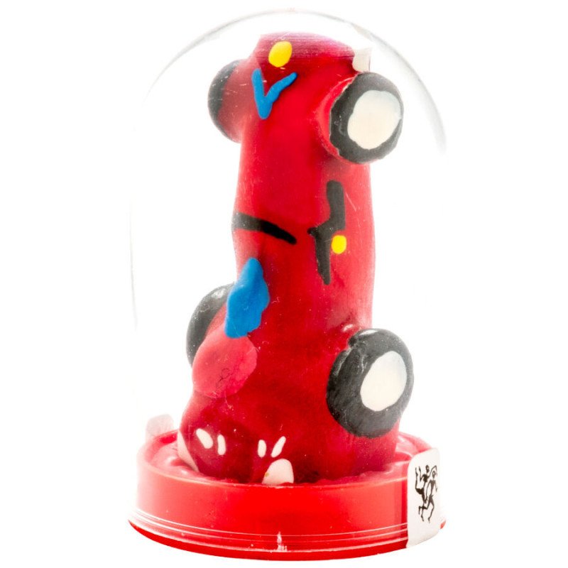 CONDOMERIE - CONDONES DE NOVEDAD PINTADOS A MANO CON DISEÑO DE COCHE DE CARRERAS