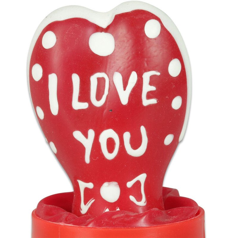 CONDOMERIE - CONDONES DE NOVEDAD PINTADOS A MANO CON FORMA DE CORAZÓN - MODELO "TE AMO" 2