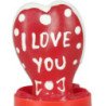 CONDOMERIE - CONDONES DE NOVEDAD PINTADOS A MANO CON FORMA DE CORAZÓN - MODELO "TE AMO" 2