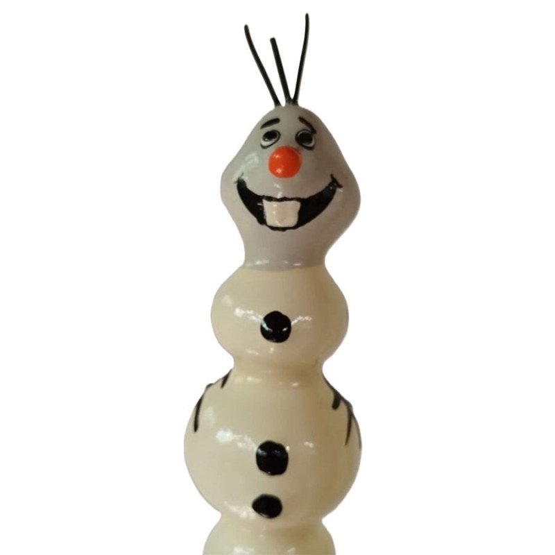 CONDOMERIE - CONDONES DE NOVEDAD PINTADOS A MANO: MUÑECO DE NIEVE XL