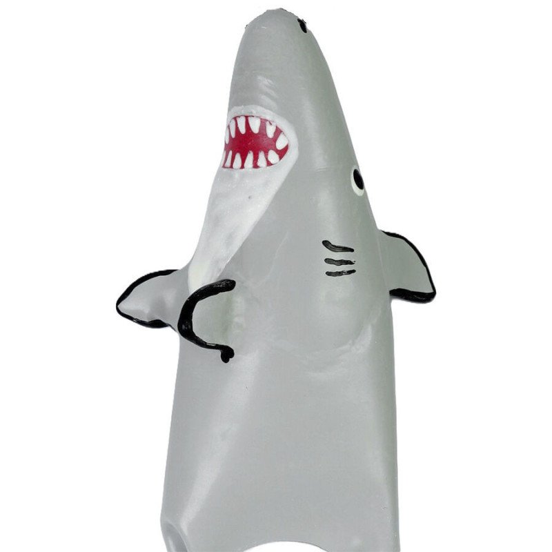 CONDOMERIE - CONDONES DE NOVEDAD PINTADOS A MANO MODELO TIBURÓN XL