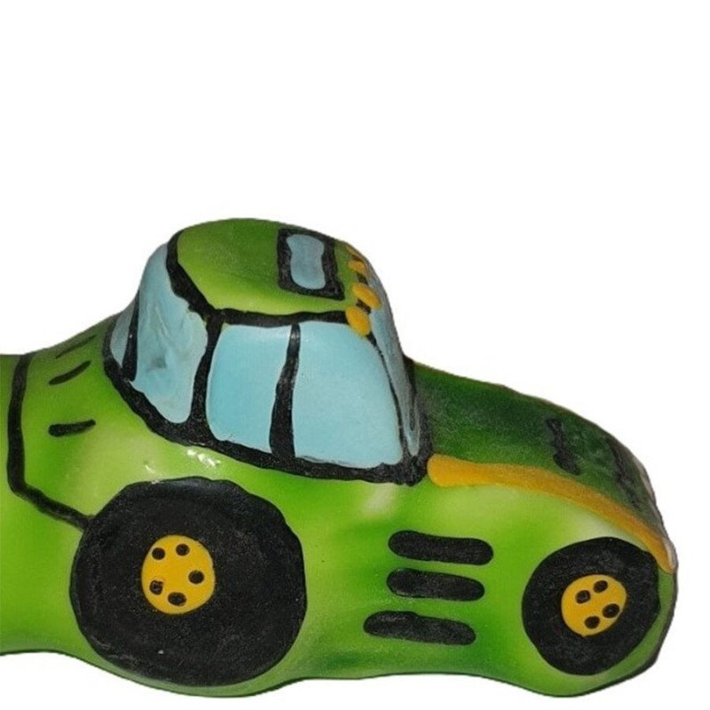 CONDOMERIE - CONDONES DE DISEÑO ARTESANALES PINTADOS A MANO, COLOR VERDE TRACTOR XL