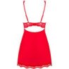 OBSESSIVE - BABYDOLL Y TANGA LUVAE ROJO S/M