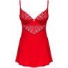 OBSESSIVE - INGRIDIA CHEMISE & TANGA ROJO XS/S