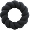 ROCKS-OFF - ANILLO MASTURBADOR DE SILICONA NEGRA TWIST