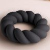 ROCKS-OFF - ANILLO MASTURBADOR DE SILICONA NEGRA TWIST