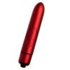 ROCKS-OFF - RO-90 BALA VIBRATORIA DE TERCIOPELO ESCARLATA ROJO