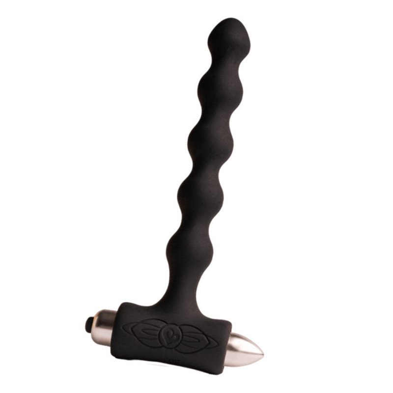 ROCKS-OFF - PETITE SENSATIONS PEARLS VIBRADOR ANAL NEGRO