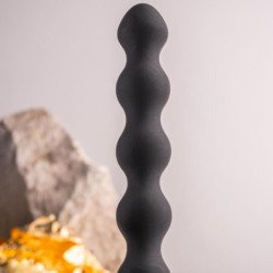 ROCKS-OFF - PETITE SENSATIONS PEARLS VIBRADOR ANAL NEGRO