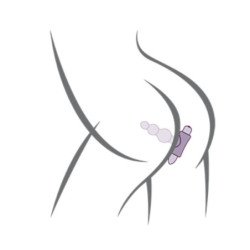 ROCKS-OFF - PETITE SENSATIONS BUBBLES VIBRADOR ANAL NEGRO