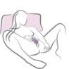 ROCKS- OFF - GLO-GIRL BUNNY VIBRADOR FLEXIBLE MORADO