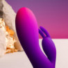 ROCKS-OFF - GLO-GIRL VIBRADOR CONEJO MORADO