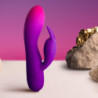 ROCKS-OFF - GLO-GIRL VIBRADOR CONEJO MORADO
