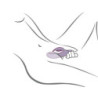 ROCKS-OFF - GLO-GIRL VIBRADOR CONEJO MORADO