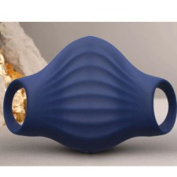 ROCKS-OFF - VIBRADOR MASTURBADOR FLEXIBLE AZUL PALM