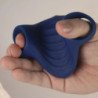 ROCKS-OFF - VIBRADOR MASTURBADOR FLEXIBLE AZUL PALM