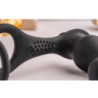 ROCKS-OFF - RO-ZEN RRO TAPÓN ANAL CON ANILLO VIBRADOR PARA EL PENE NEGRO