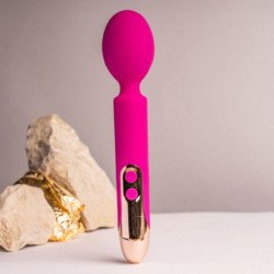 ROCKS- OFF - ORIEL VIBRADOR WAND FLEXIBLE FUCSIA