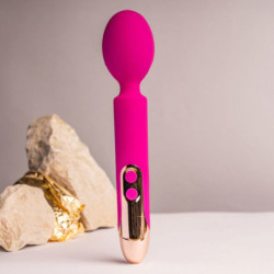ROCKS-OFF - VIBRADOR DE VARILLA FLEXIBLE ORIEL FUCSIA