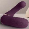 ROCKS-OFF - GEMINI VIBRADOR DOBLE ESTIMULADOR DE CLÍTORIS Y PUNTO G MORADO