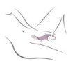 ROCKS-OFF - GEMINI VIBRADOR DOBLE ESTIMULADOR DE CLÍTORIS Y PUNTO G MORADO