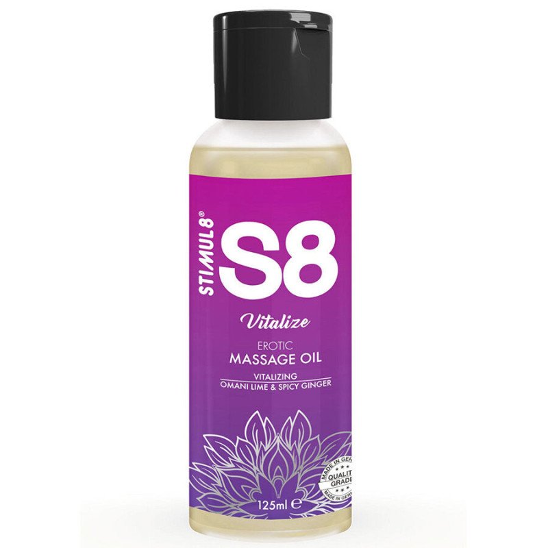 STIMUL8 - S8 ACEITE DE MASAJE DE LIMA VITALIZANTE 125 ML